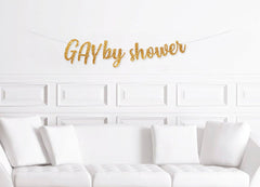 Gay Baby Shower Decorations, Gayby Shower Banner, Lesbian Baby Shower Decor - Pretty Day