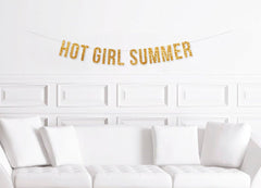 Hot Girl Summer Banner, Summer Bachelorette Party Decorations, Hot Bride Summer Decor - Pretty Day