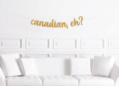 Canada Day Party Decorations, Canadian, Eh? Party Banner, Canada Day Party Decor Supplies, Red and White - Pretty Day