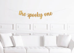 Halloween 1st Birthday Decorations, The Spooky One Banner, October First Birthday Decor, Girl or Boy, Cute - Pretty Day