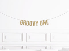 Groovy One Party Decorations, Boho Hippy 70s 1st Birthday Decorations, Groovy One Banner, Festival Birthday Decorations - Pretty Day