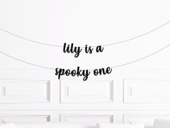 Custom Spooky One Banner