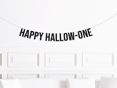 Happy Hallow-one First Birthday Banner