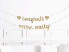 Nursing Graduation Party Decorations, Nurse Graduation Decor, RN Grad Party Supplies, BSN Grads Celebration, Custom, Personalized - Pretty Day