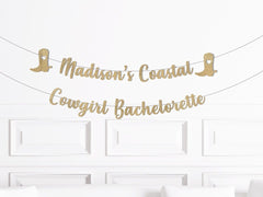 Coastal Cowgirl Decorations, Coastal Cowgirl Decor, Custom Bachelorette Party Banner, Last Toast on the Coast Coastal Grandma Party Supplies - Pretty Day