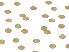 Gold Circle Confetti Dots, Anniversary Party Decor, Birthday Party Decorations, Table Scatter - Pretty Day