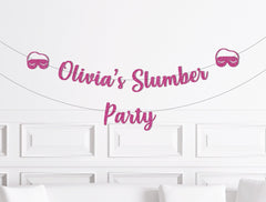 Slumber Party Decorations, Slumber Party Banner - Pretty Day