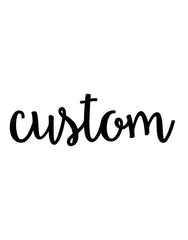 Three Line Custom Cake Topper - Pretty Day