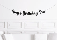 In My Birthday Era Banner, Custom Birthday Era Decorations, Woman Girl Birthday Decor Party Supplies, 21st, 30th, 35th - Pretty Day