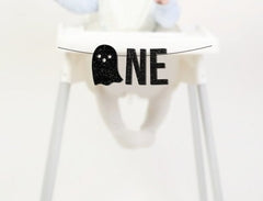 Spooky One Highchair Banner, Halloween 1st Birthday Sign, Little Boo Ghost Themed Cake Smash Garland, 1st Booday Party Supplies - Pretty Day