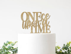 Onece Upon a Time Cake Topper, Fairytale Birthday Decorations, Storybook Birthday 1st Birthday Decor, Princess First Birthday Party Supplies - Pretty Day