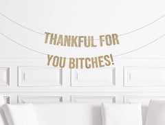 Funny Friendsgiving Banner - Pretty Day