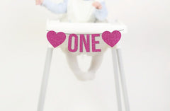 Valentines Day 1st Birthday Decorations, Heart First Birthday Decor, Valentine&#39;s Cake Smash Sign, Valentine One Banner, February - Pretty Day