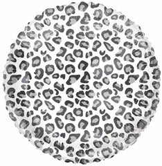 Tuftex 18"  Silver Foil Leopard Balloon- Catty Neva