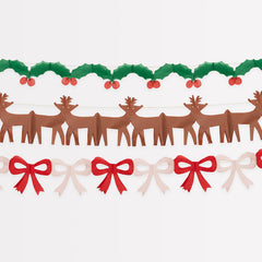 Tissue Paper Chrismas Garlands