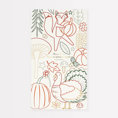 Meri Meri Thanksgiving Colour In Activity Paper Tablecloth