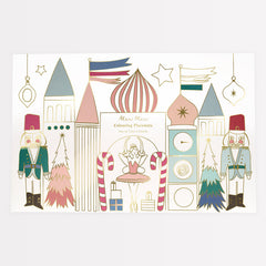 Nutcracker Christmas Coloring Placemats 8pc