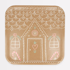 Gingerbread House Christmas Tray