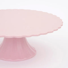 Meri Meri Pink Bamboo Fiber Cake Stand- Medium