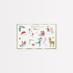 Mixed Icon Christmas Temporary Tattoos