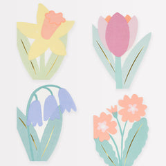 Spring Flower Napkins 16pk.