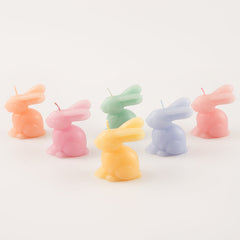 Mini Bunny Candles 6pk.