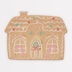 Christmas Gingerbread House Plates 8pk.