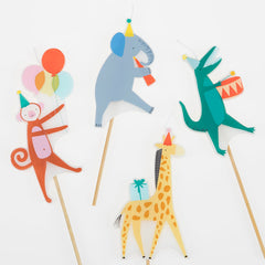 Animal Parade Candles (x 4) - Pretty Day