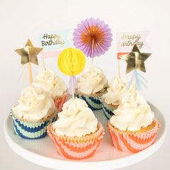 Meri Meri Striped Party Cupcake Kit - Pretty Day