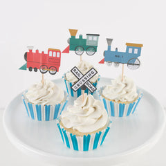 Meri Meri Train Theme Cupcake Kit