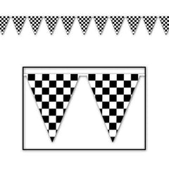 Checkered Pennant Banner-12ft S4108 - Pretty Day