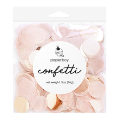 Paperboy - Confetti - Blush & Rose Gold: 0.5oz - Pretty Day