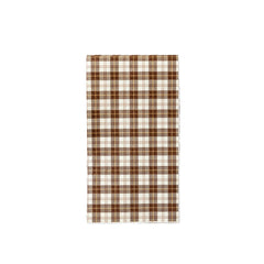 Harvest Brown Plaid Paper Dinner Napkin-24pk. - Pretty Day