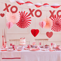 Honeycomb Hearts Garland - Pretty Day