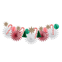 Christmas Honeycomb Garland - Pretty Day