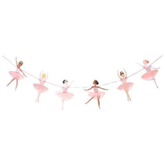 Ballerina Dancer Paper Party Banner S9059 - Pretty Day