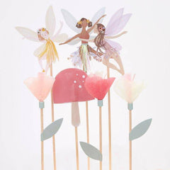 Fairy Party Cake Topper Set S3113 - Pretty Day