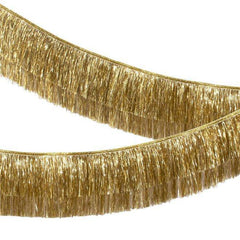 Gold Metallic Fringe Garland Backdrop S1137 - Pretty Day