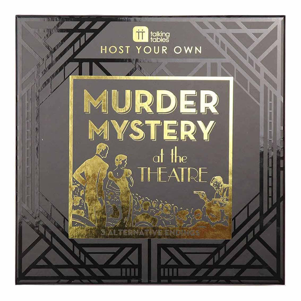 Host Your Own Murder Mystery at the Theatre Party Game - Reusable Game Kit  S9031