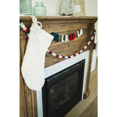 Christmas Falalalala Felt Letter Garland S4053 - Pretty Day